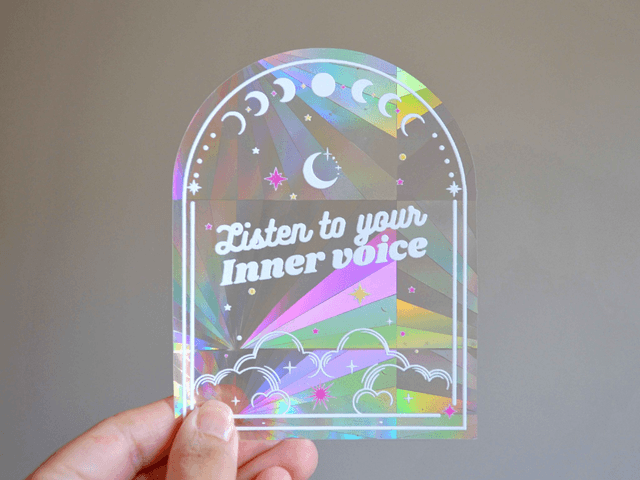 Suncatcher Listen to your inner voice