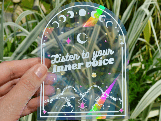 Suncatcher Listen to your inner voice
